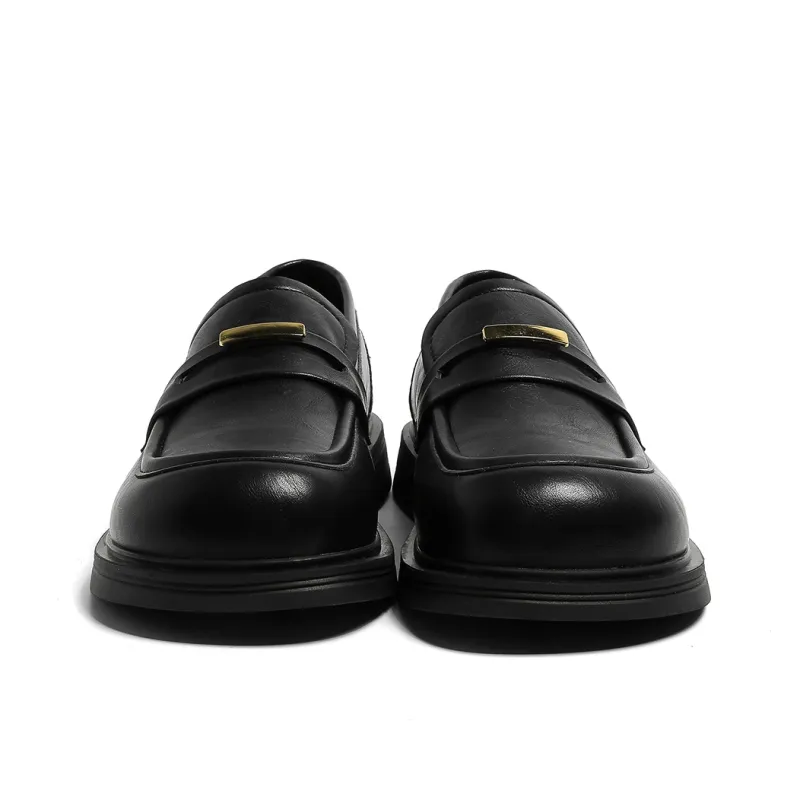 HUANQIU Loafers Women's Black-3