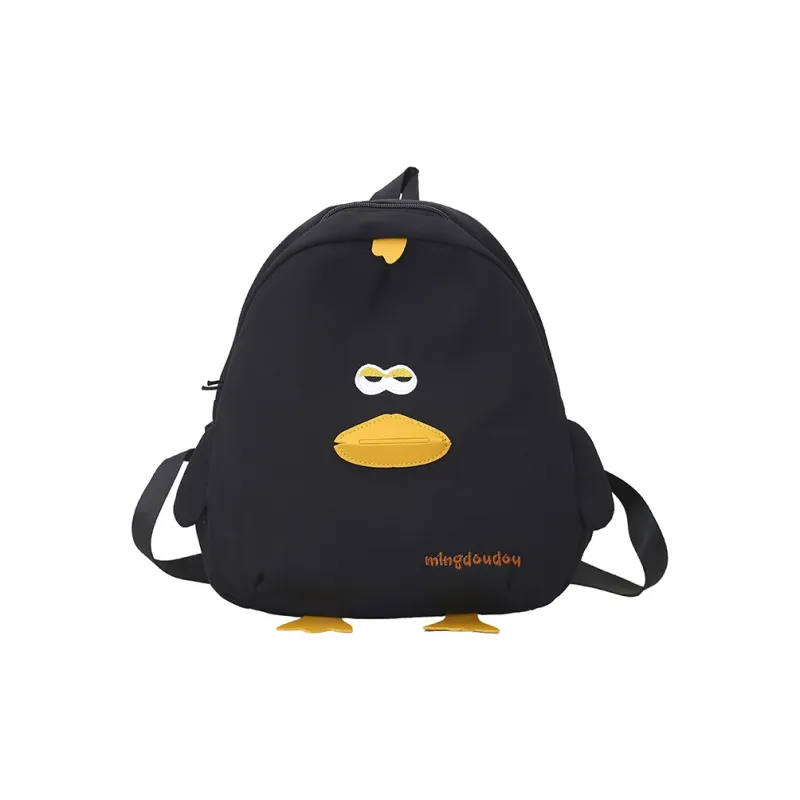 HCXK Nylon Backpack Women's Ecru/Black/Pink/Yellow-12