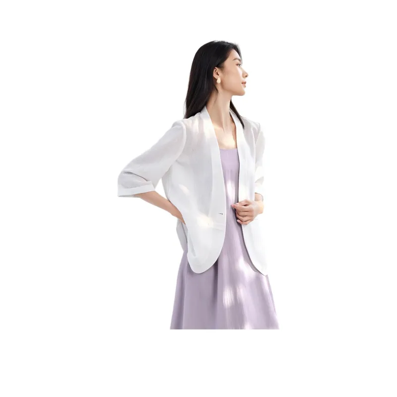 IHIMI Shirts Women's Jade Frost White-0