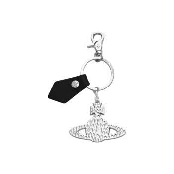 Vivienne Westwood Cow Leather, Metal Keychains Unisex Silver