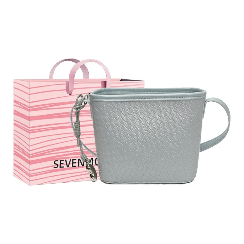 SEVENMOONS PU Crossbody Bag, Shoulder Bag Women's White/Black/Yellow/Blue/Pink-7