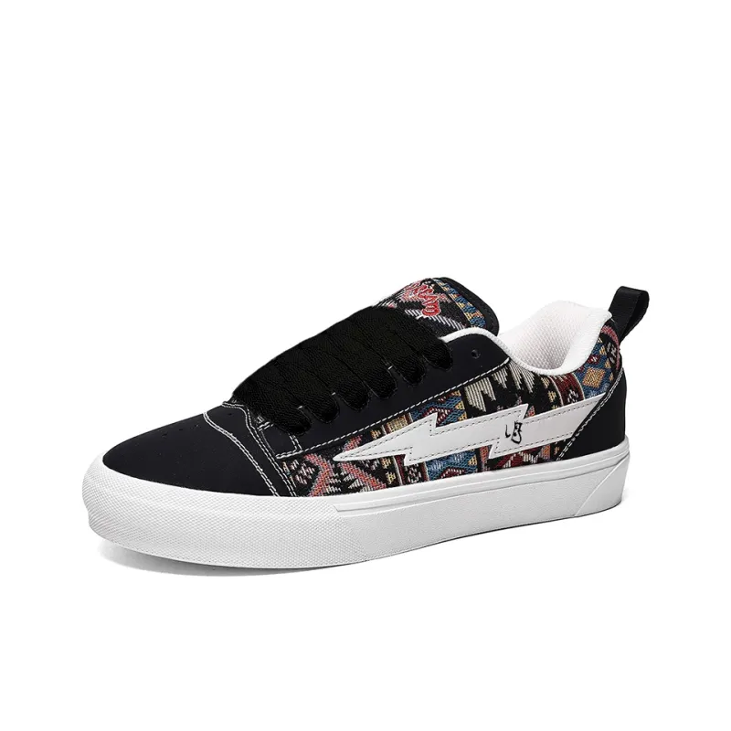 DUEPLAY Coverage Cushioning Impact Resistance Balance Breathable Height Increasing Low Top Skateboard Shoes Unisex-13