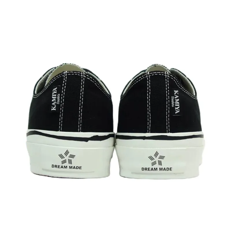 MIHARA YASUHIRO KAMIYA Joey Low Top Canvas Shoes Unisex Black-3