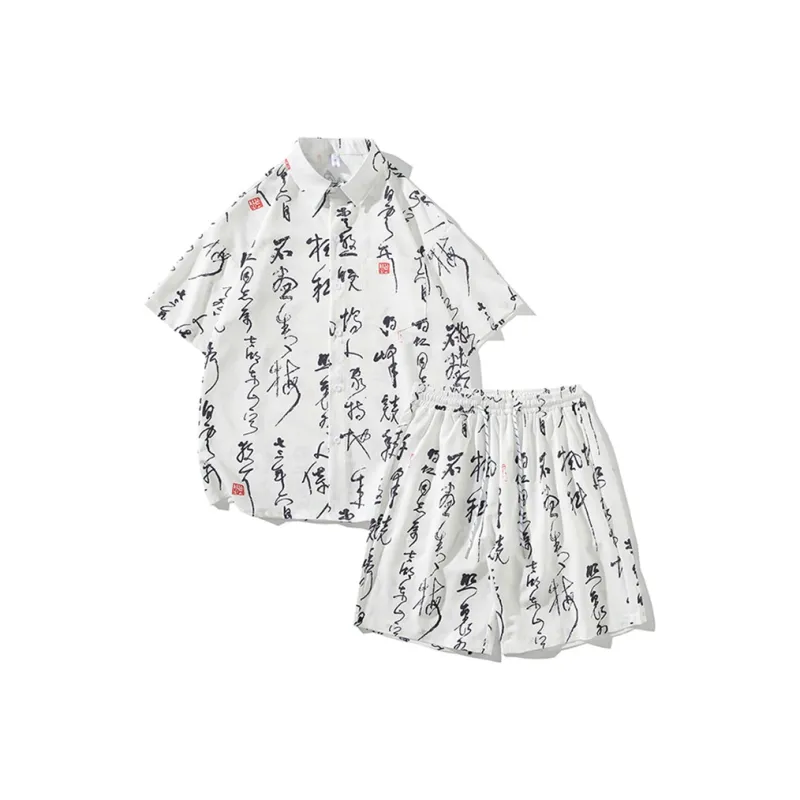Fakeyoung Shirt Matching Set Unisex-0