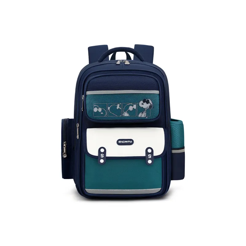 SNOOPY Polyester Student Bag Large Size Kids' Blue/Green-4