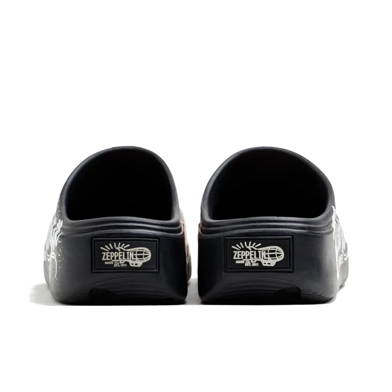 MADEN EVA Quiet Massage Closed Toe Slippers Men's Black-2