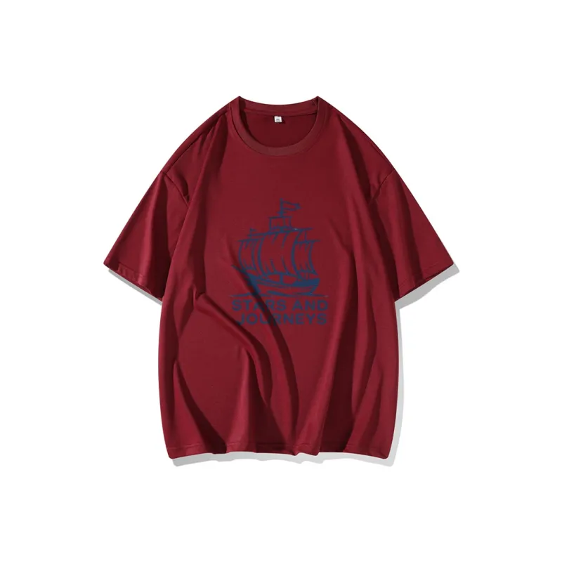 FAIRWHALE Drop Shoulder Sleeve T Shirt Women's-6