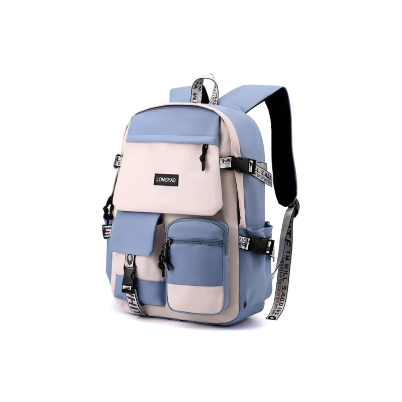 H YXIANG Nylon Backpack Regular Unisex Multicolor-5