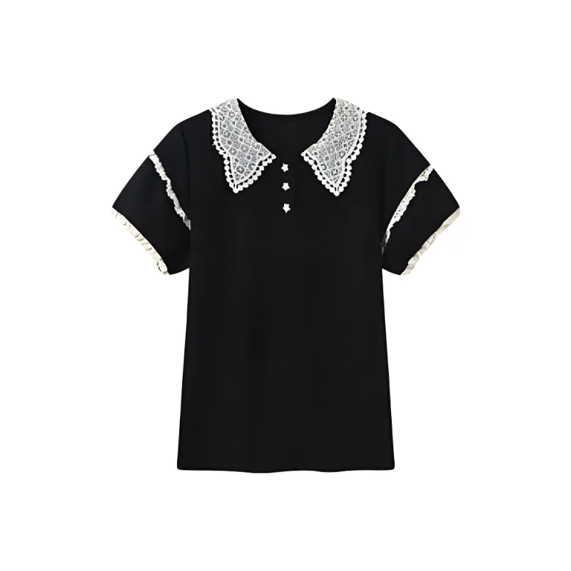 ABBY GODDESS T Shirts Women's Black-0