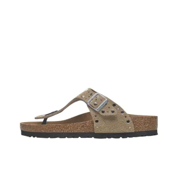 Birkenstock Gizeh EVA Abrasion Resistant Flip Flops Women's Taupe Narrow