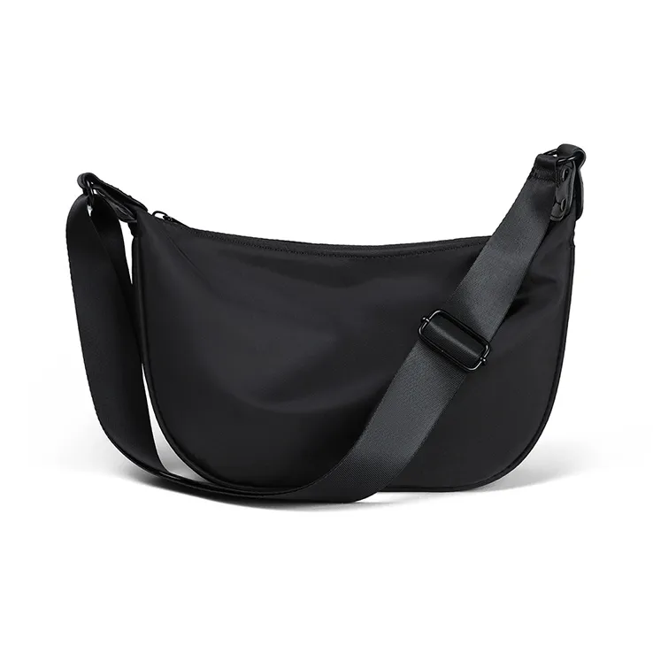 EBLAN Fabric Shoulder Bag, Crossbody Bag, Dumpling Bag Regular Women's Black-2