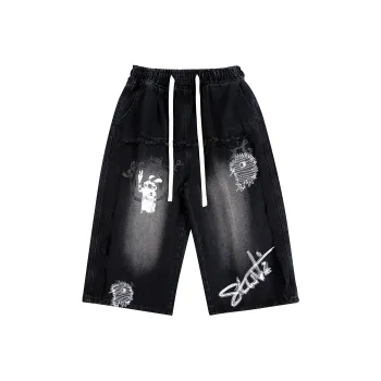 TIRED Denim Shorts Unisex