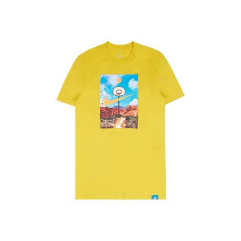 Nike Tee Hoop Photo T Shirt Men's Yellow