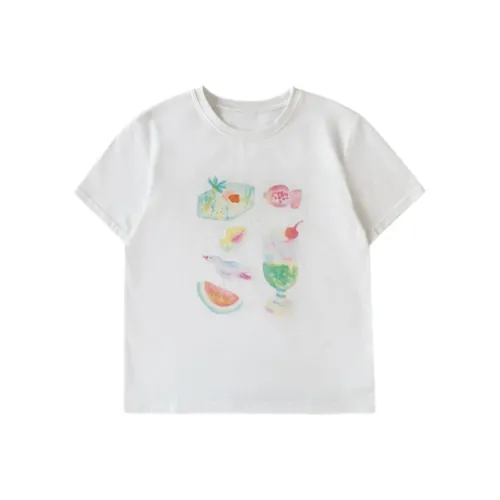 ABBY GODDESS Drop Shoulder Sleeve T Shirt Women's