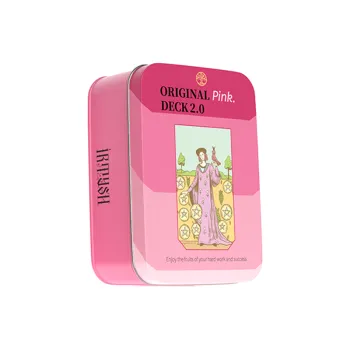WohStudios Pastel Waite Tarot Cards Iron Box Portable Edition Board Games