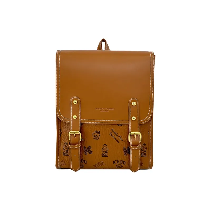 Yalu PU Backpack Women's White/Black/Pink/Brown-21