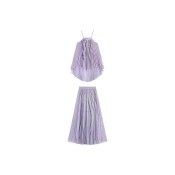 DOSOHEB Two Piece Skirt Sets Women's