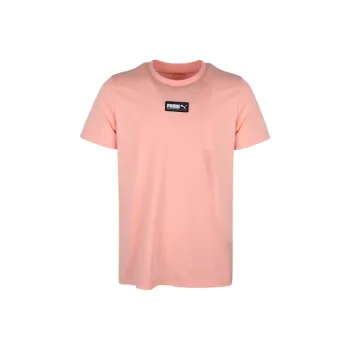PUMA Basic T Shirts Men Pink