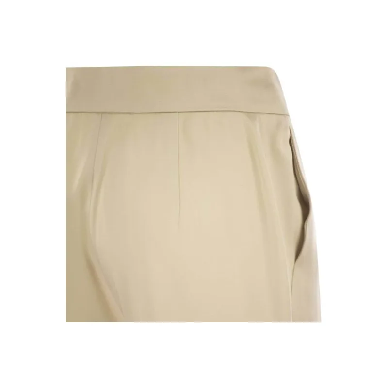 MaxMara Studio Casual Pants Women's Light Coffee-3
