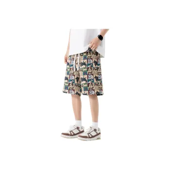 Caramella Casual Shorts Unisex Embroidery Dog
