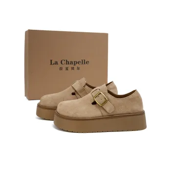 La Chapelle Birkenstock Shoes 5cm Women's Sand