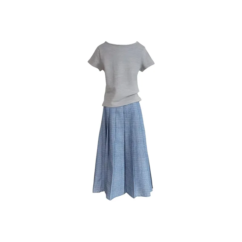DOSOHEB Two Piece Skirt Sets Women's-1