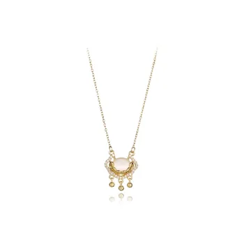 LuluCanaan Glass Cat Eye Necklaces Women's