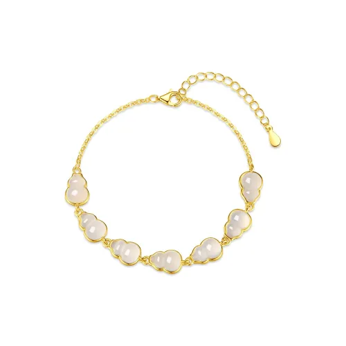 SHENGYALUO Natural Chalcedony Bracelets Women's