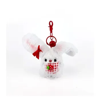 CinvaiKrose Plush Bag Charm Bag Merch Women's White
