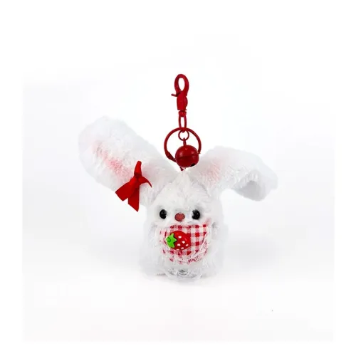 CinvaiKrose Plush Bag Charm Bag Merch Women's White