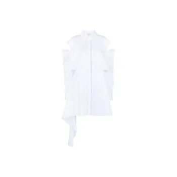 Alexander McQueen Cut Out Detailed Shirt Dress