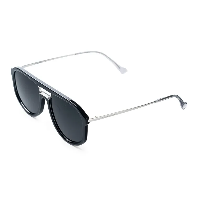 HELEN KELLER Metal And Plastic Aviator Sunglasses Unisex-2