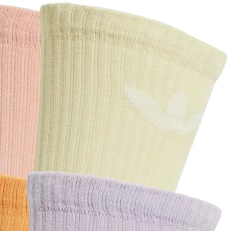 Adidas Originals Trefoil Cushion Crew Socks 6 Pairs-2