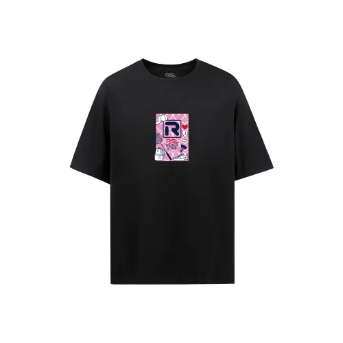 RSL 블랙 남녀공용 티셔츠