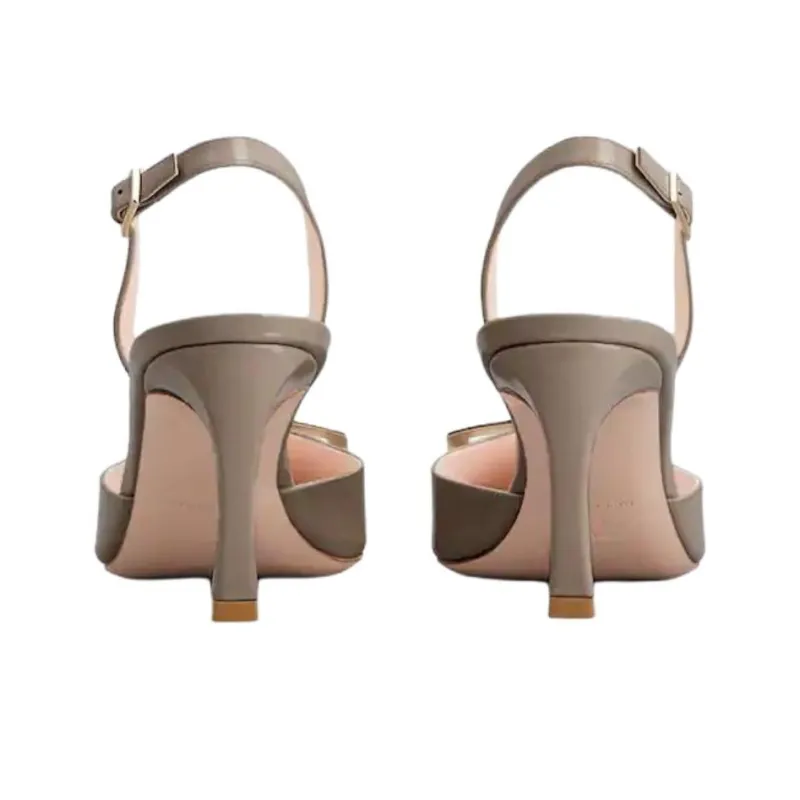 Roger Vivier Slim Heel High Heels 7cm Women's Beige-4