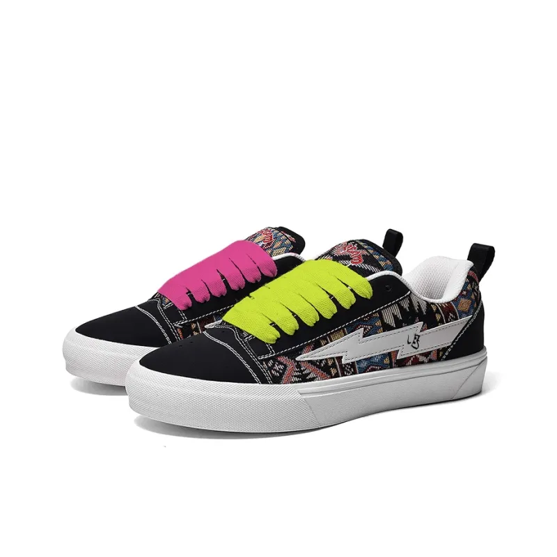 DUEPLAY Coverage Cushioning Impact Resistance Balance Breathable Height Increasing Low Top Skateboard Shoes Unisex-8