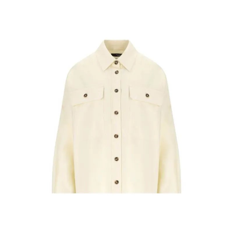 MaxMara Oversized Buttoned Long Sleeved Shirt-1