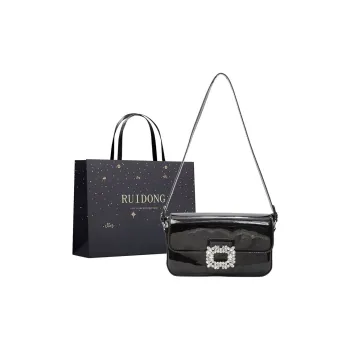 Smart PU Shoulder Bag Regular Women's Black/Ecru/Silver/Blue