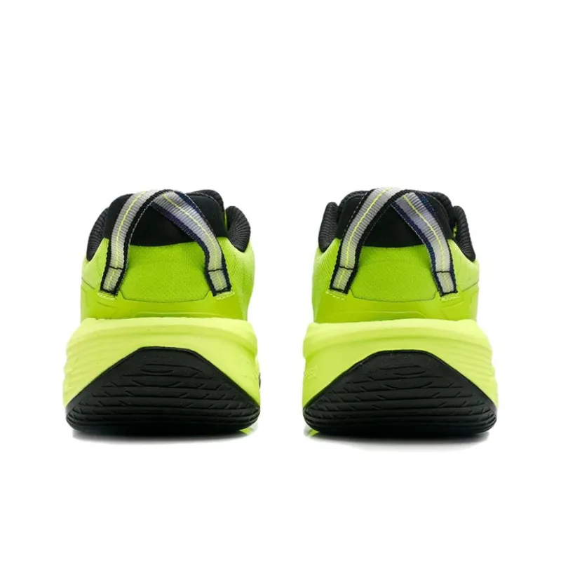 QIAODAN FETEAM Anti Slip Wear Resistant Low Top Basketball Shoes Men's Sour Lime Green Black-4