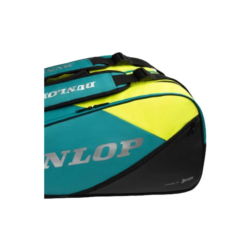 DUNLOP Tennis Racket Bags Polyester, Polyethylene Unisex 76 X 45 X 34cm Cyan Black-2