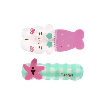 ZANC Acrylic Hair Clips Women's