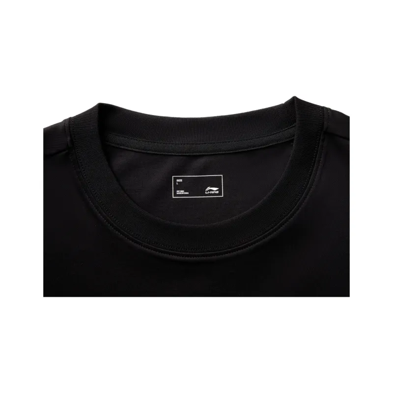 LiNing Sports Life Collection T Shirt Unisex Black-2