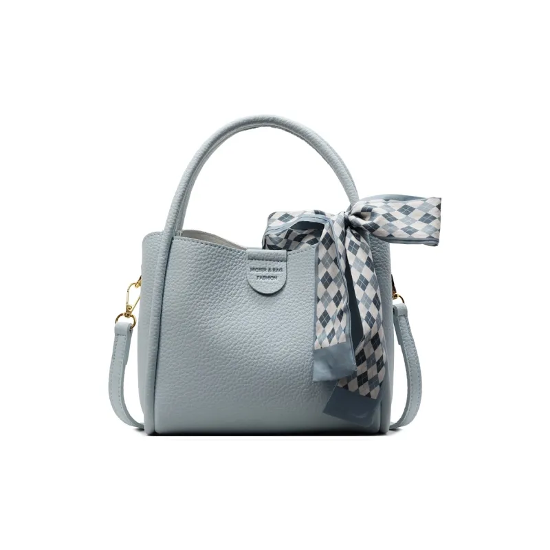 RIVMIND PU Handbag Women's White/Black/Khaki/Blue/Pink-5