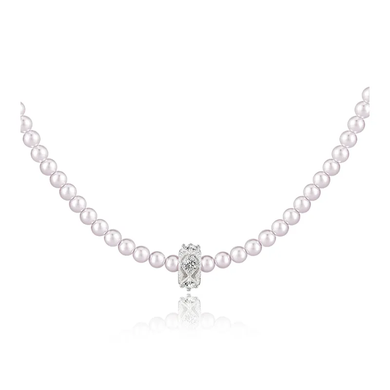 AJIDOU Faux Pearl Necklaces Women's-0
