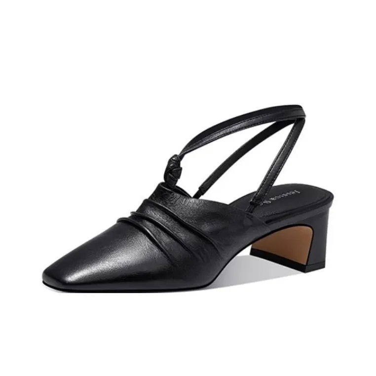 JESSICA SOPHIA Chunky Heel High Heels 4.5cm Women's-7