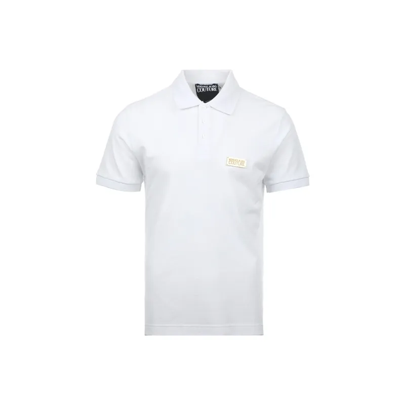 VERSACE JEANS COUTURE SS25 Polo Shirt Men's White-0
