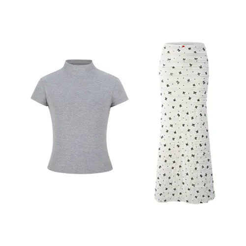 FLIM Two Piece Skirt Sets Women's