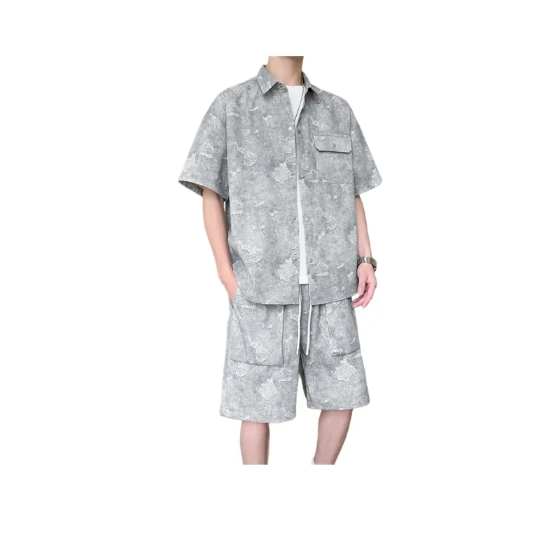 ZWWWZ Shirt Matching Set Unisex-4