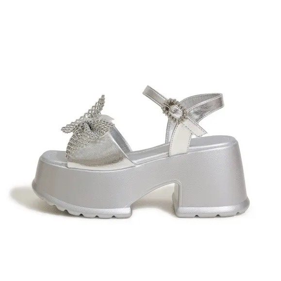 Milan Love Song One Strap Sandals 8.5cm Women's-0