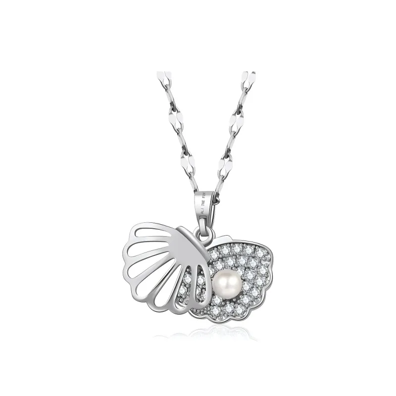 ALI THE FOX Titanium Steel Necklaces Women's-4
